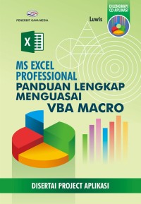 Image of MS EXCEL PROFESSIONAL PANDUAN LENGKAP MENGUASAI VBA MACRO