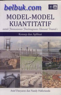 Image of Model - Model Kuantitatif untuk Perencanaan Pembangunan Ekonomi Daerah