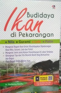 Image of Budidaya Ikan di Pekarangan Nila, Gurameh, Lele, Patin
