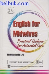 Image of English For Midwives Practical Guidance For Antenantal Care