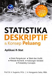 Image of Statistika Deskriptif & Konsep Peluang aplikasi R- Start