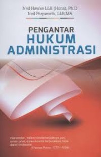 Image of Pengantar Hukum Administrasi