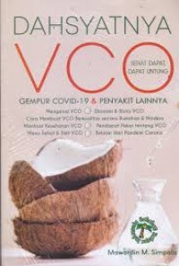 Image of Dahsyatnya VCO : Gempur Covid-19 & Penyakit lainnya